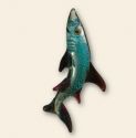 Multicolor Glass Shark Pendant 2