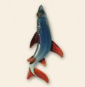 Multicolor Glass Shark Pendant 4